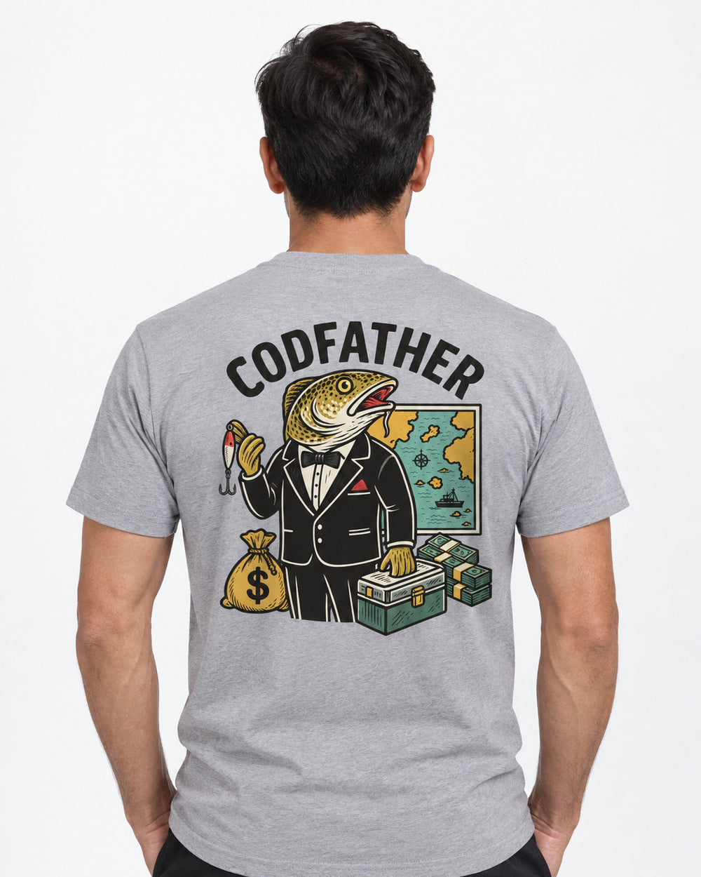 tee model sports-grey front
