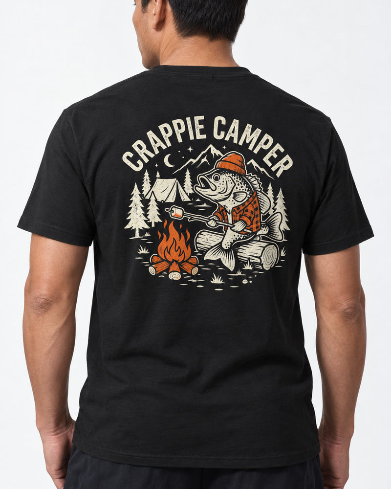 tee model black angle