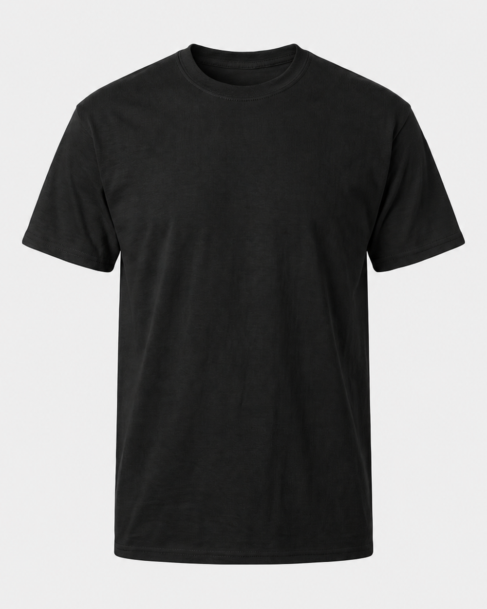 Fish Are Dumb Some Days I'm Dumber — Arched Type tee — black, back