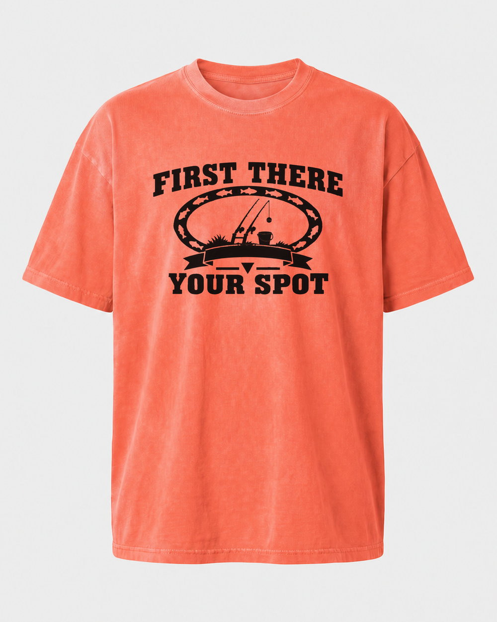 First There Your Spot Heritage washed tee — front