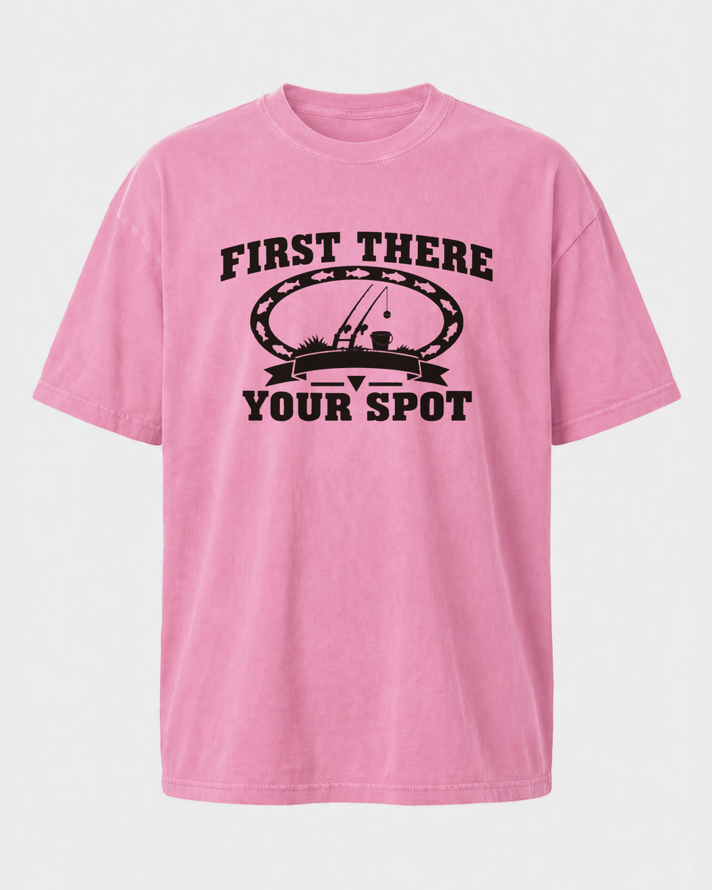 First There Your Spot Heritage washed tee — front