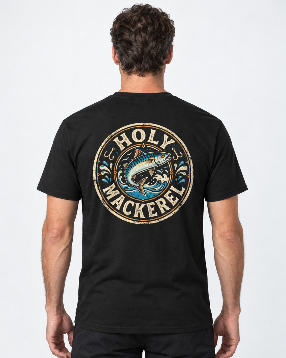 tee model black front