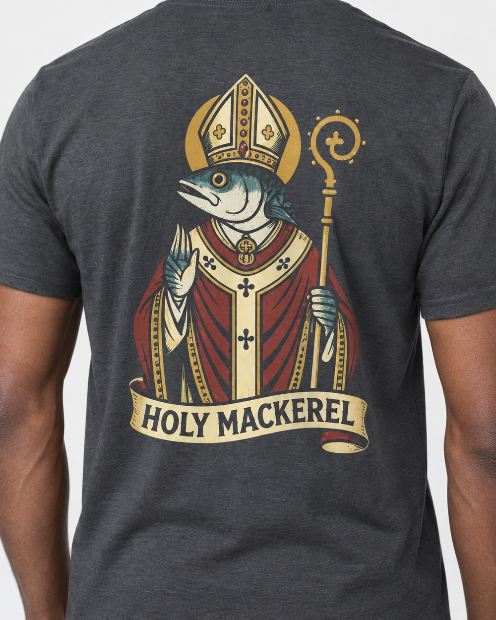 tee model darkheather angle