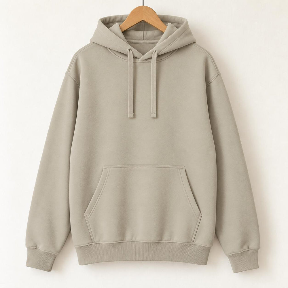 Hooked On Being Grandpa Hoodie — Sand — front