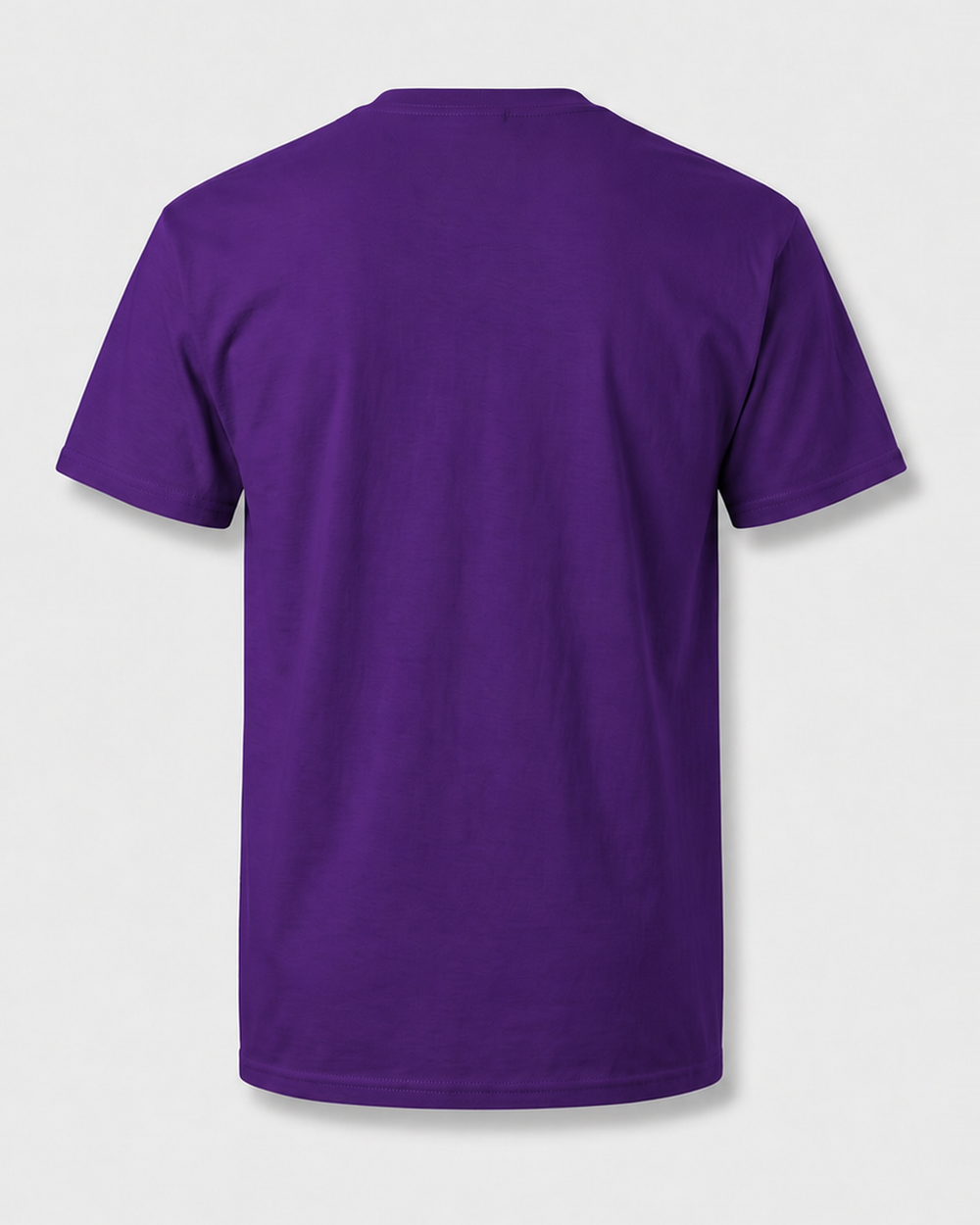 I Know Why They're Called Crappie Stacked tee — purple, back