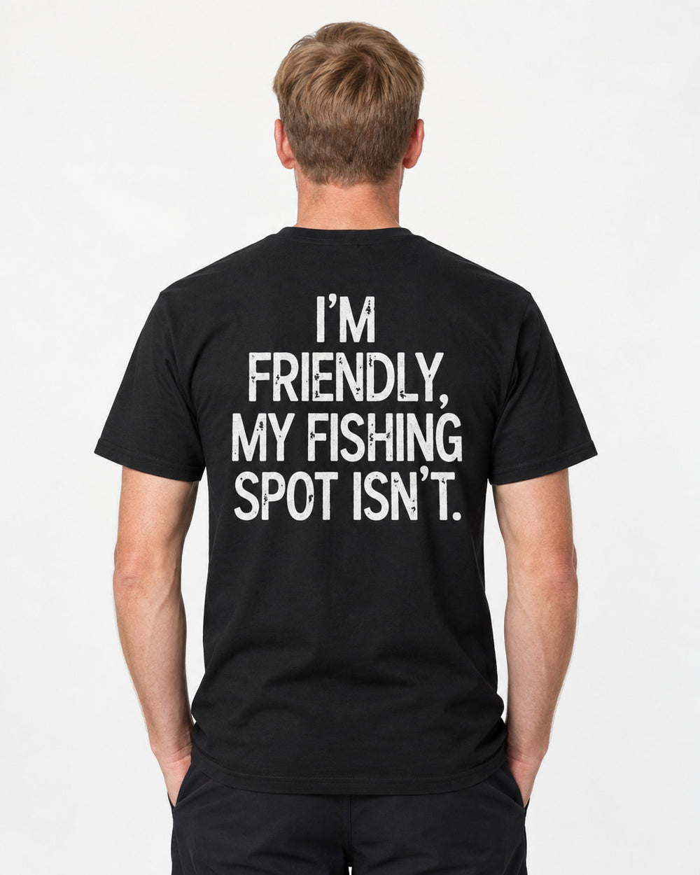 tee model black front