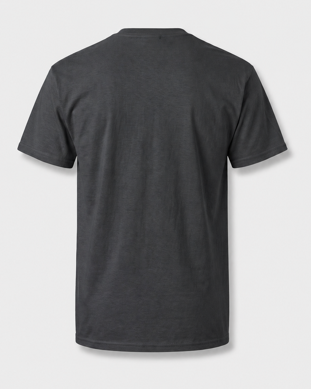 Keeper tee — dark heather, back