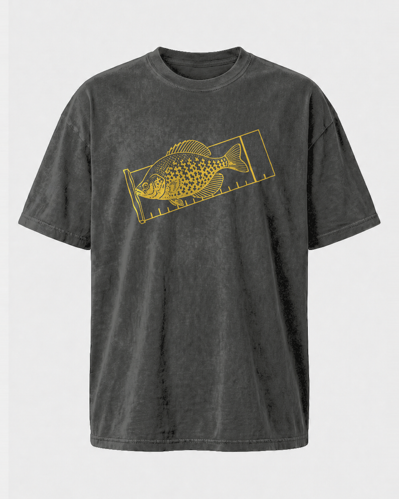 Keeper washed tee — washed black, front