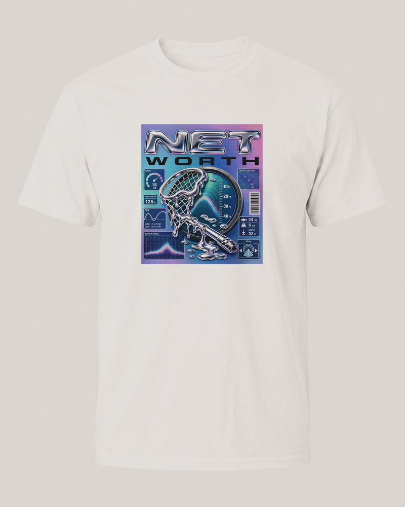 Net Worth tee — front