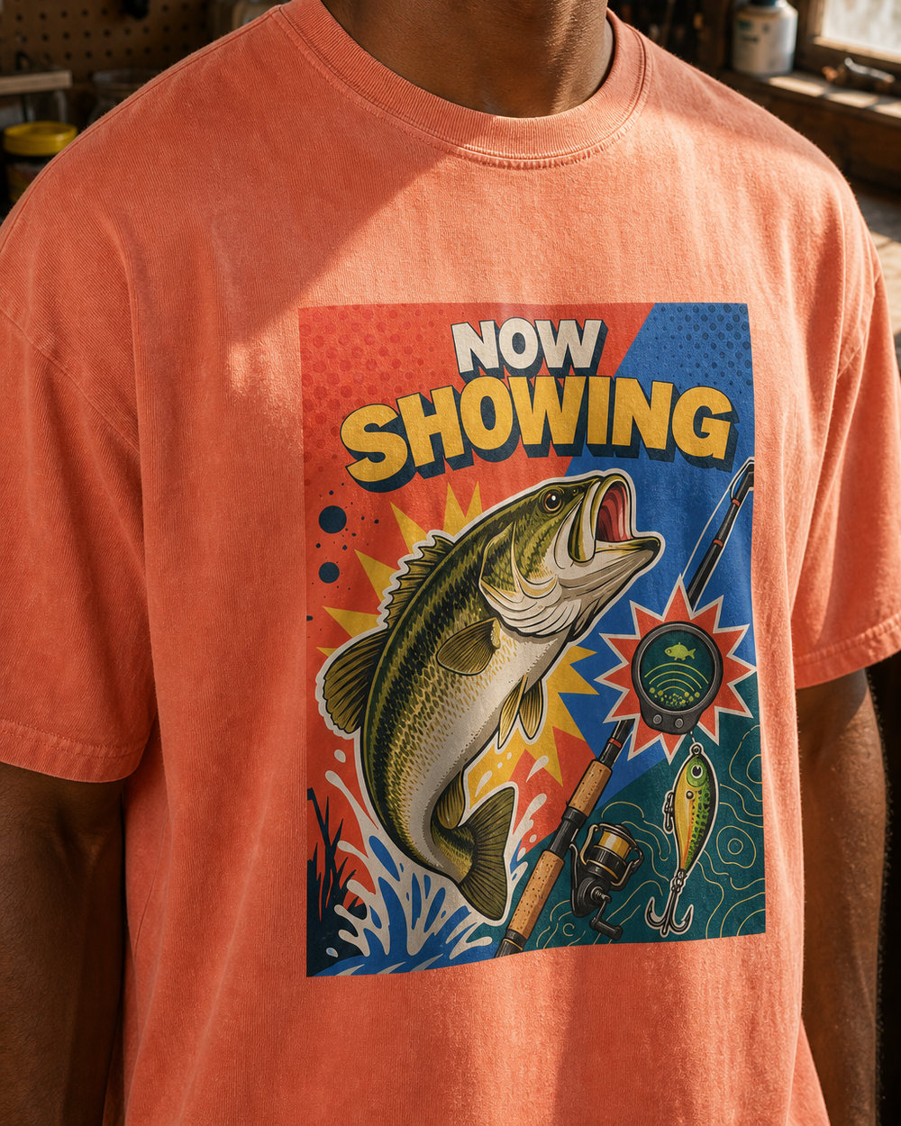 Now Showing washed tee — worn, side