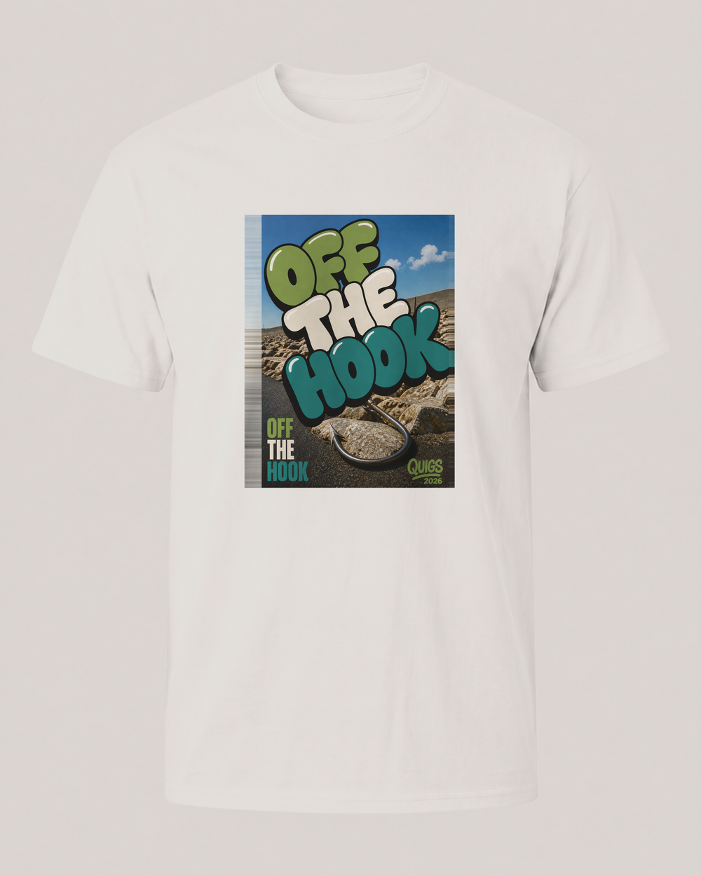 Off The Hook tee — front