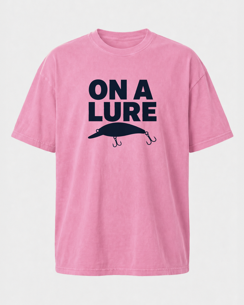 On A Lure Bold washed tee — front