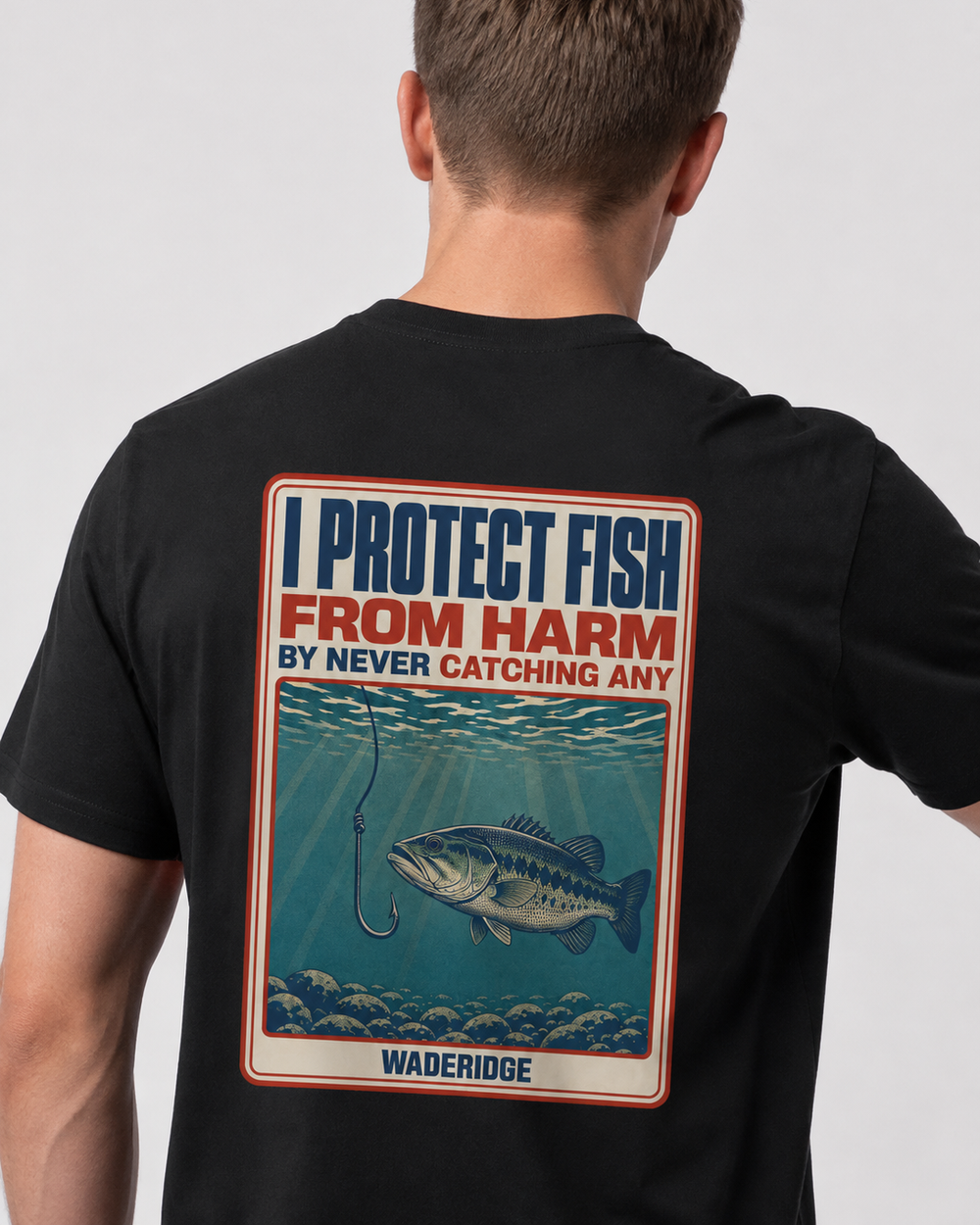 tee model black angle