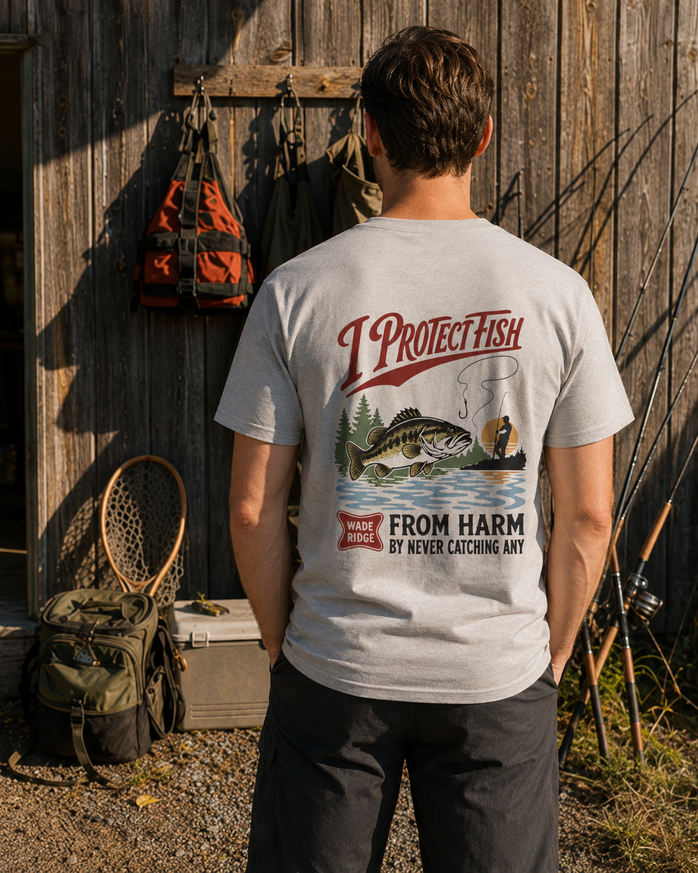 tee model sports-grey front