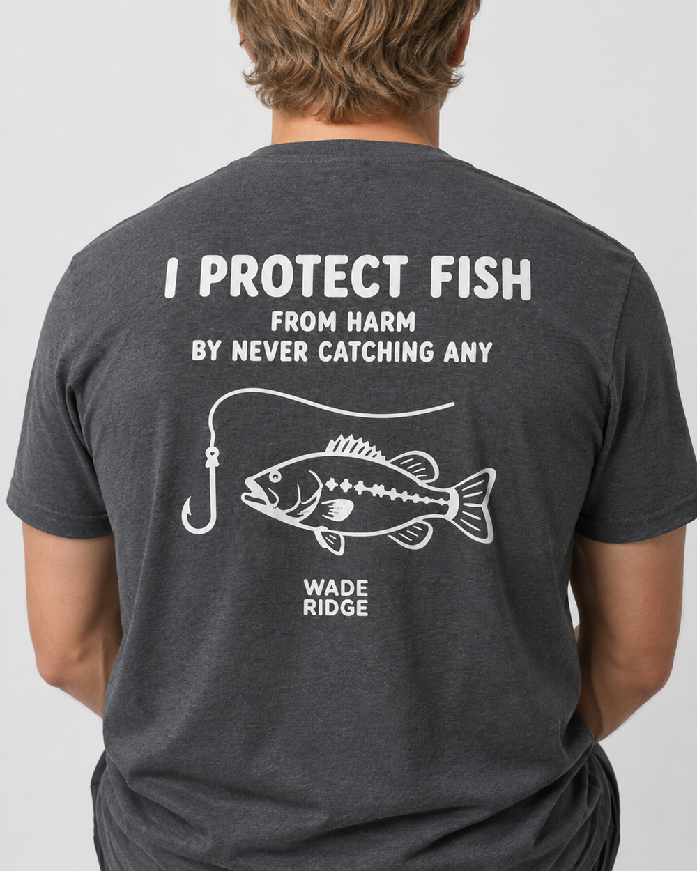 tee model darkheather angle