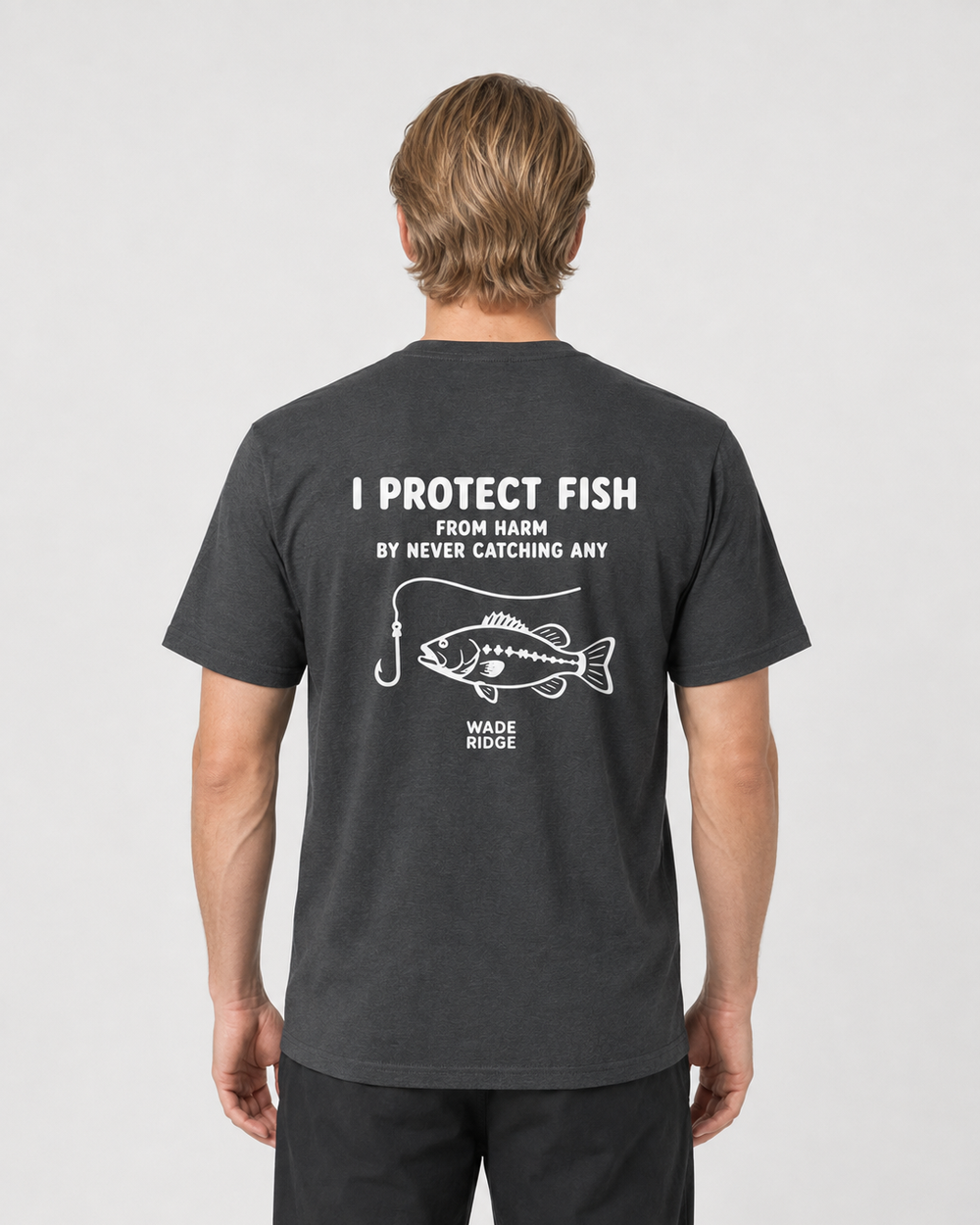 tee model darkheather front