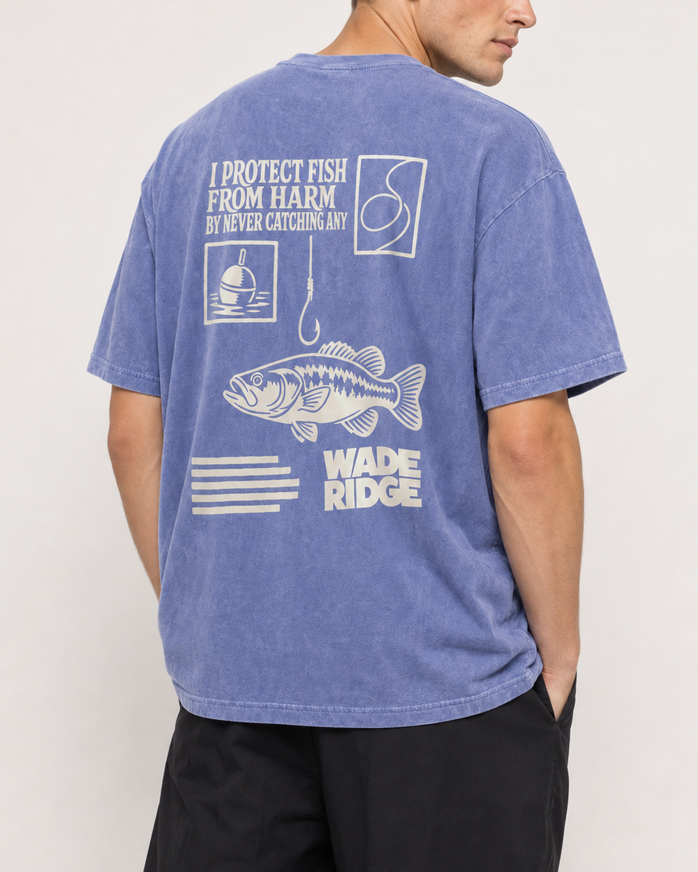 washed model blue angle