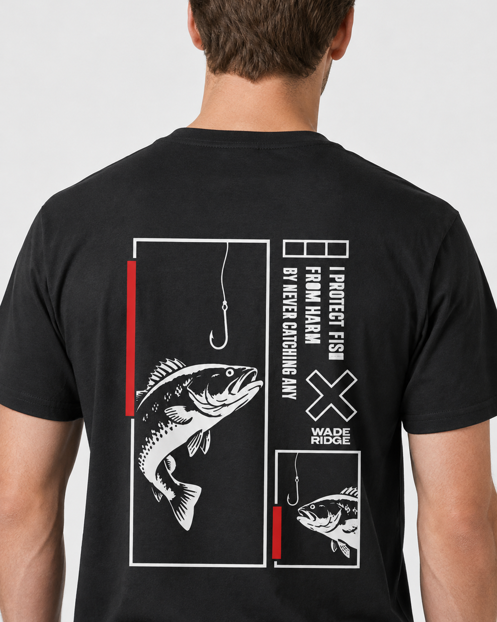 tee model black angle