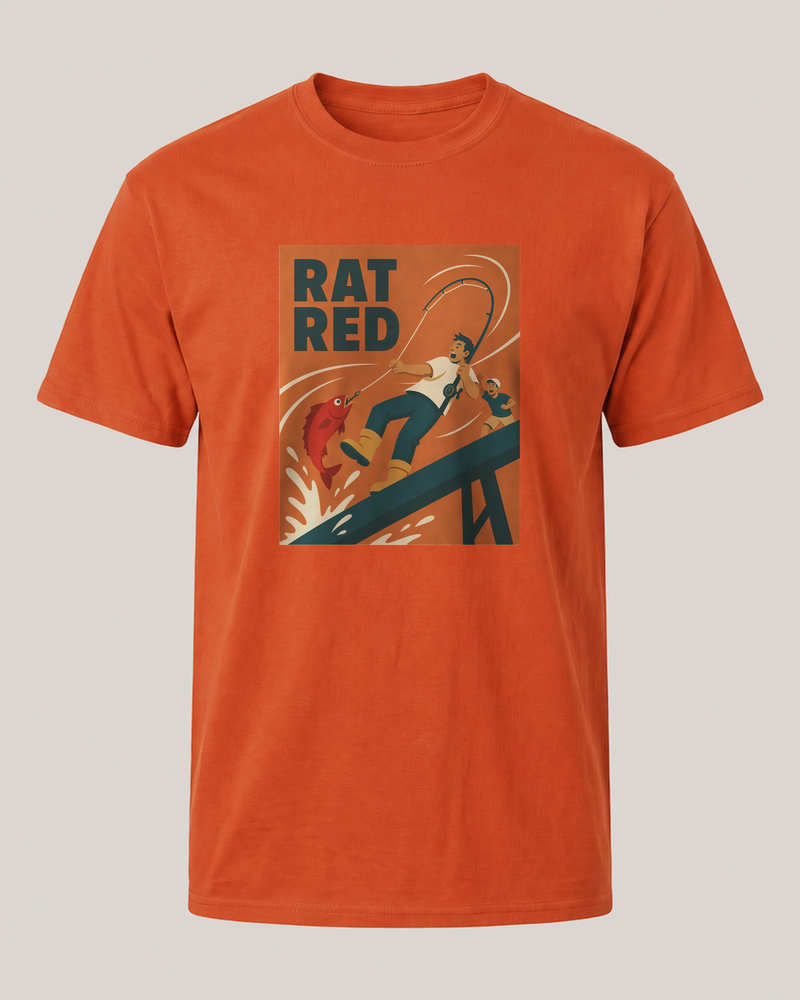 Rat Red tee — front
