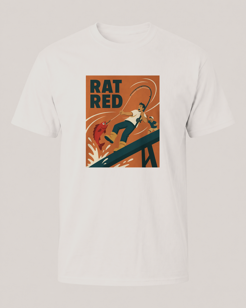 Rat Red tee — front