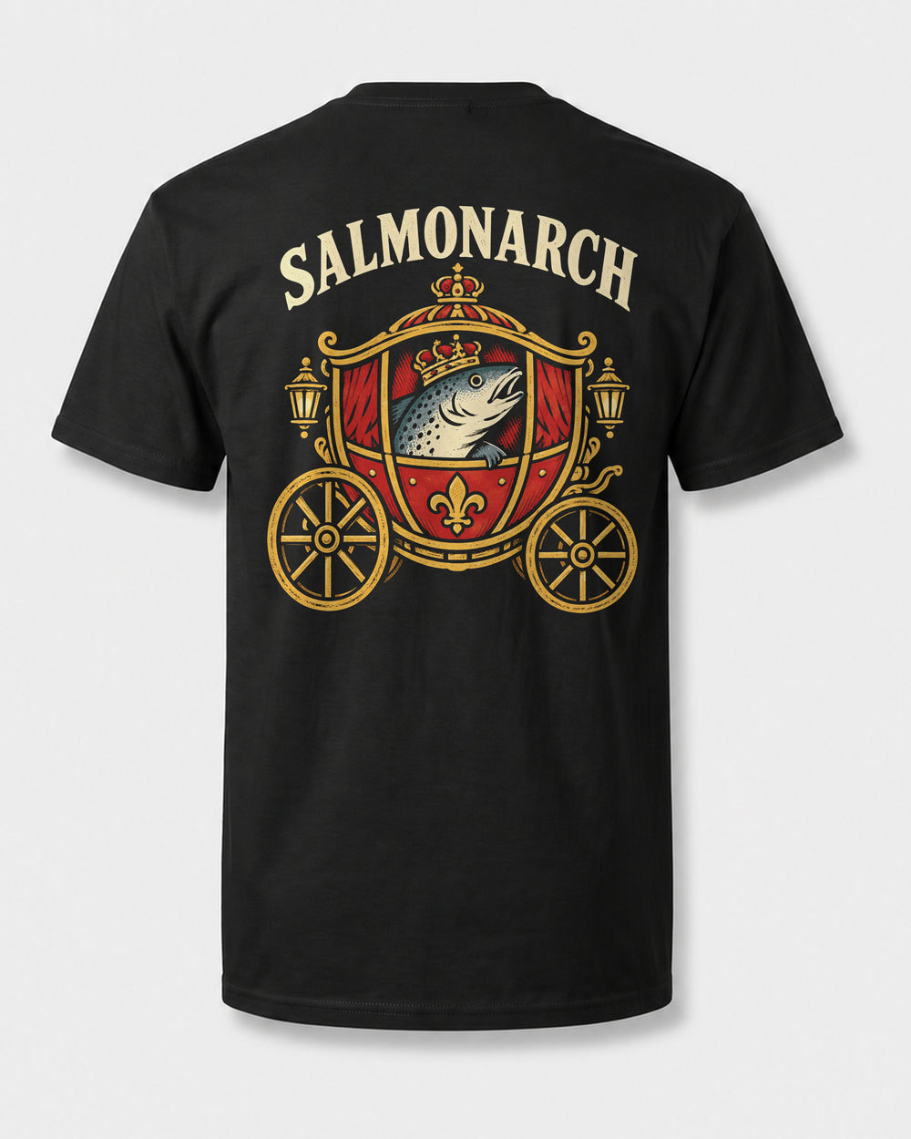 tee black front