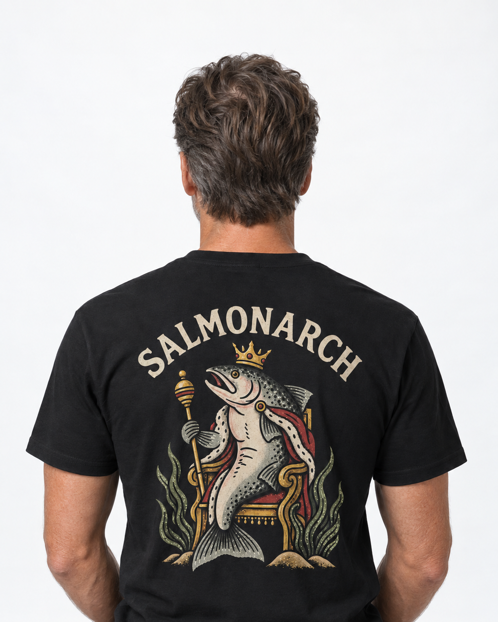tee model black front
