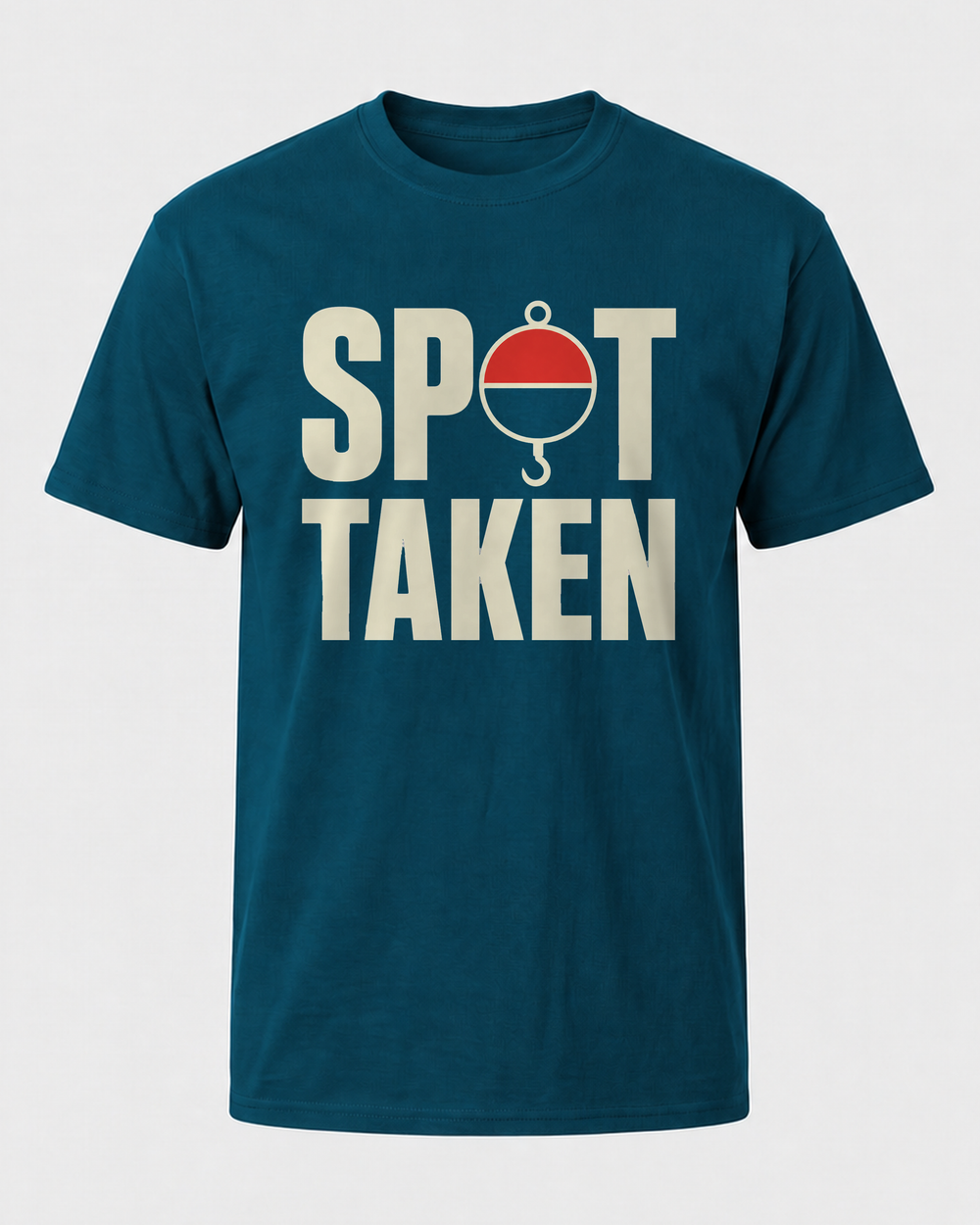 Spot Taken tee — midnight navy, front