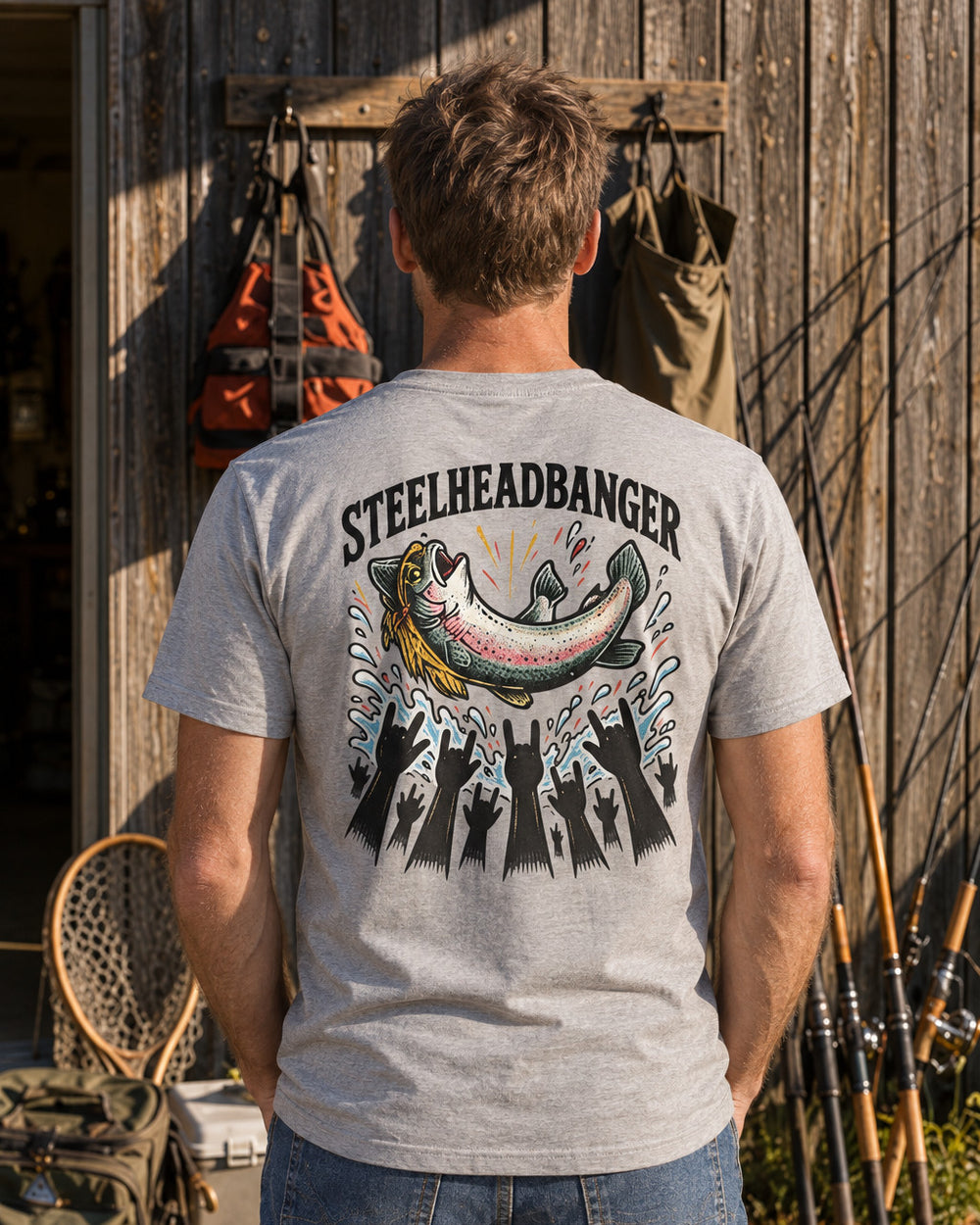 tee model sports-grey front