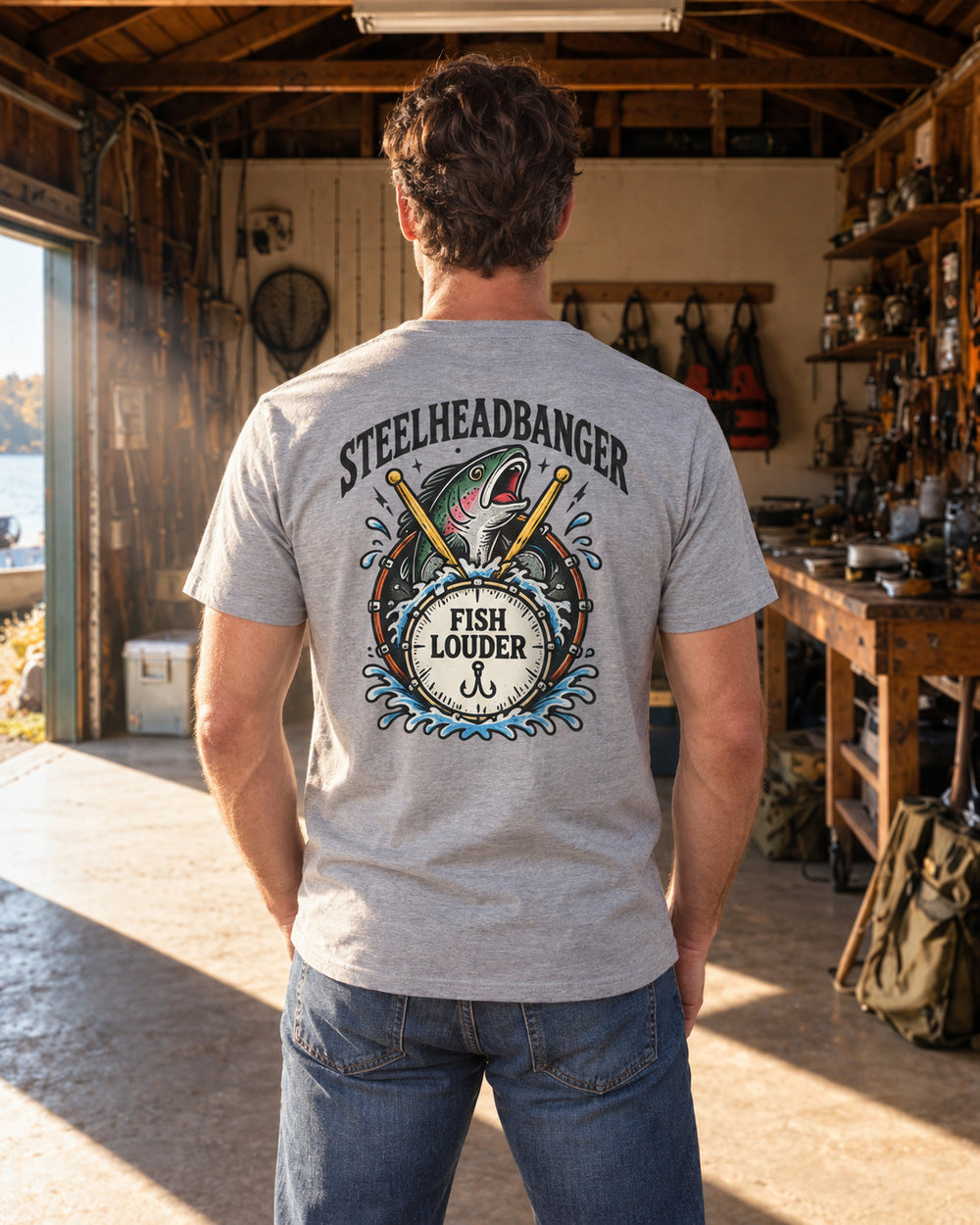 tee model sports-grey front