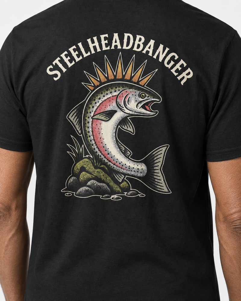 tee model black angle