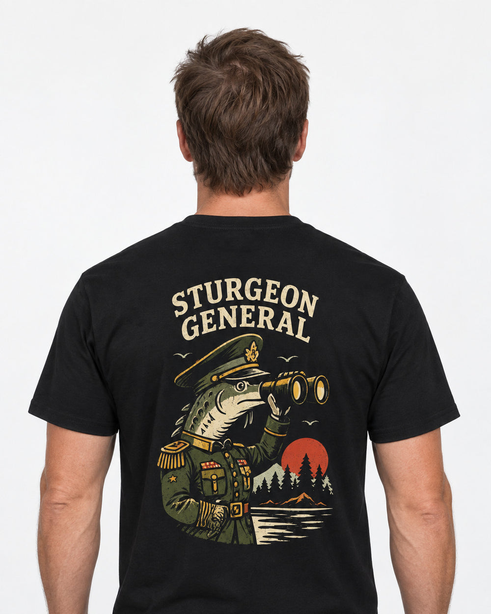 tee model black front