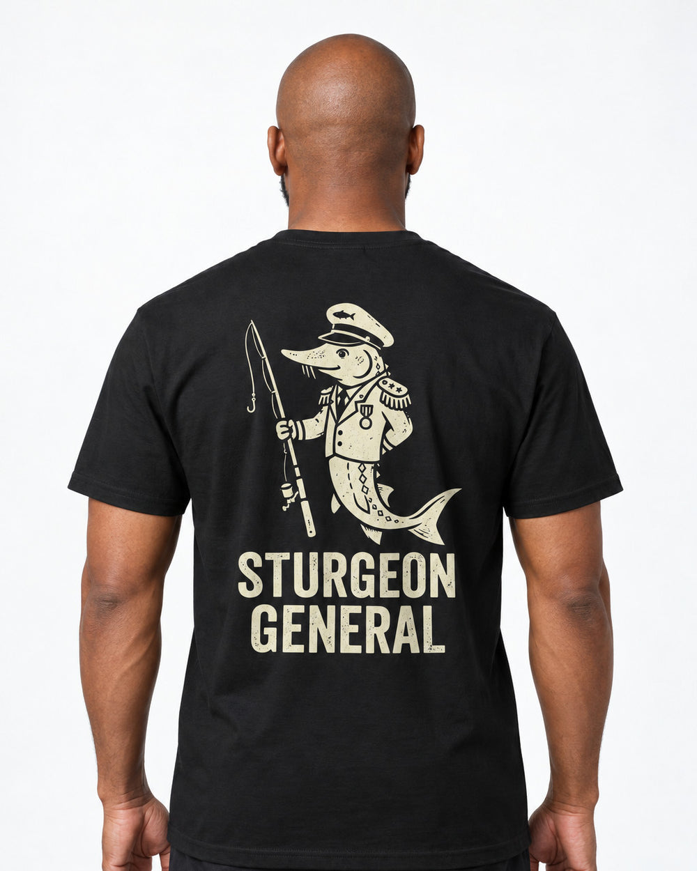 tee model black front
