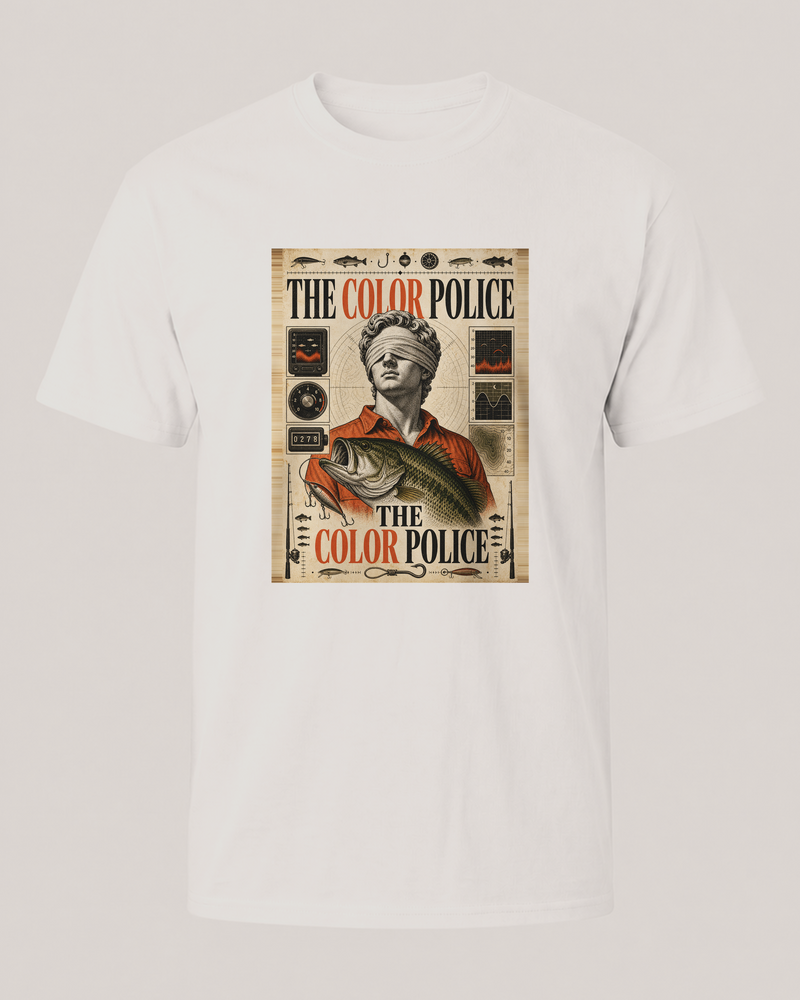 The Color Police tee — front