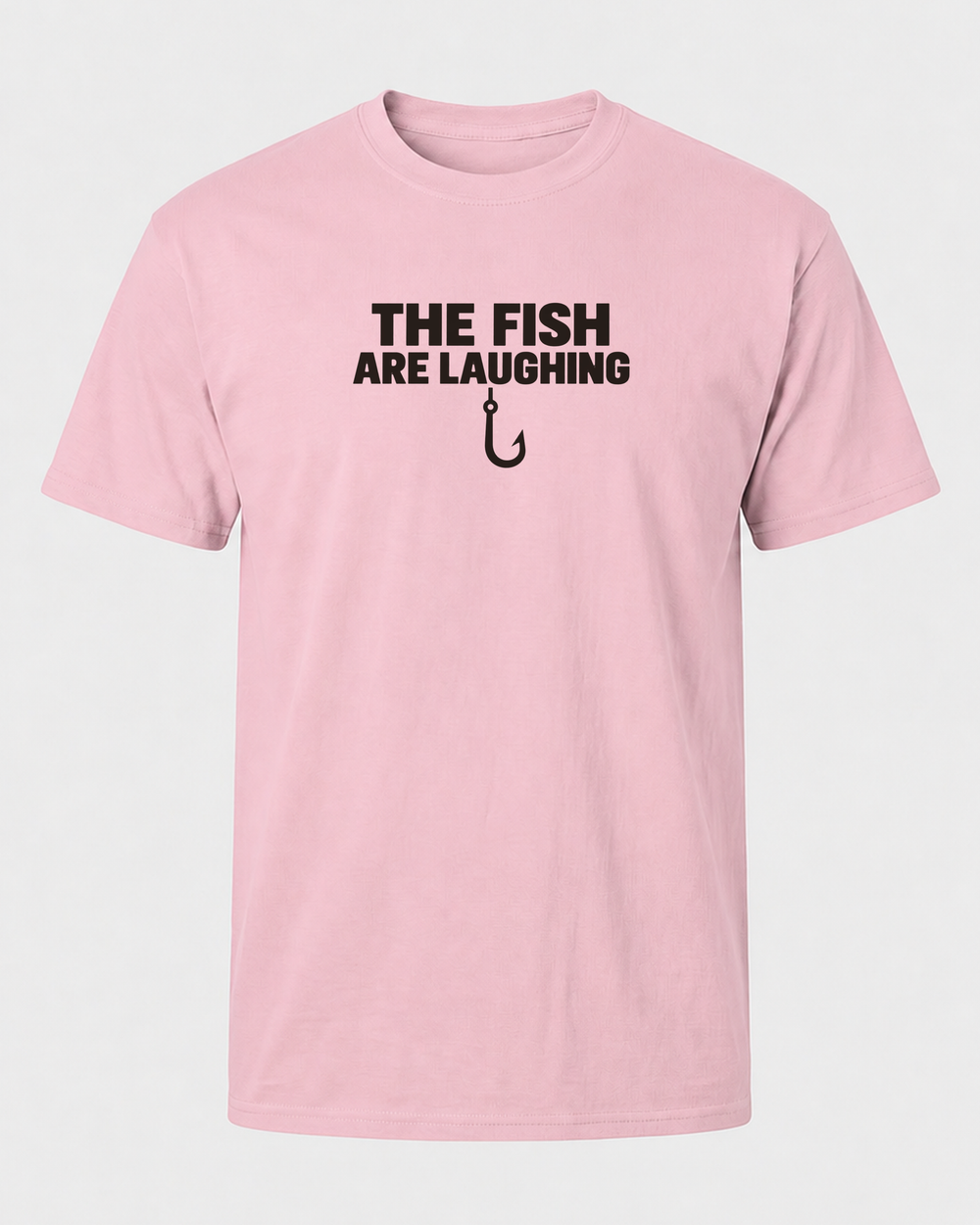 The Fish Are Laughing Bold tee — front