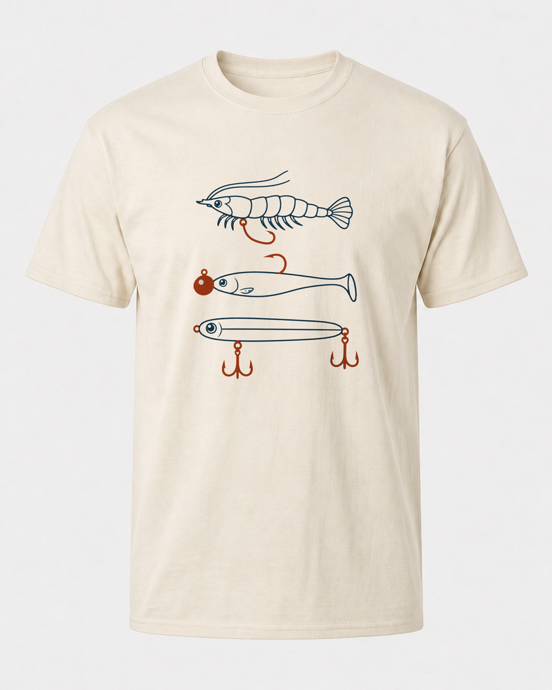 Three And Done tee — bone, front