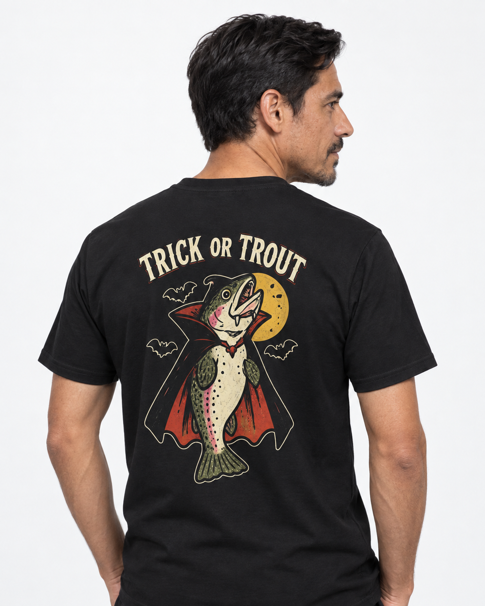 tee model black front