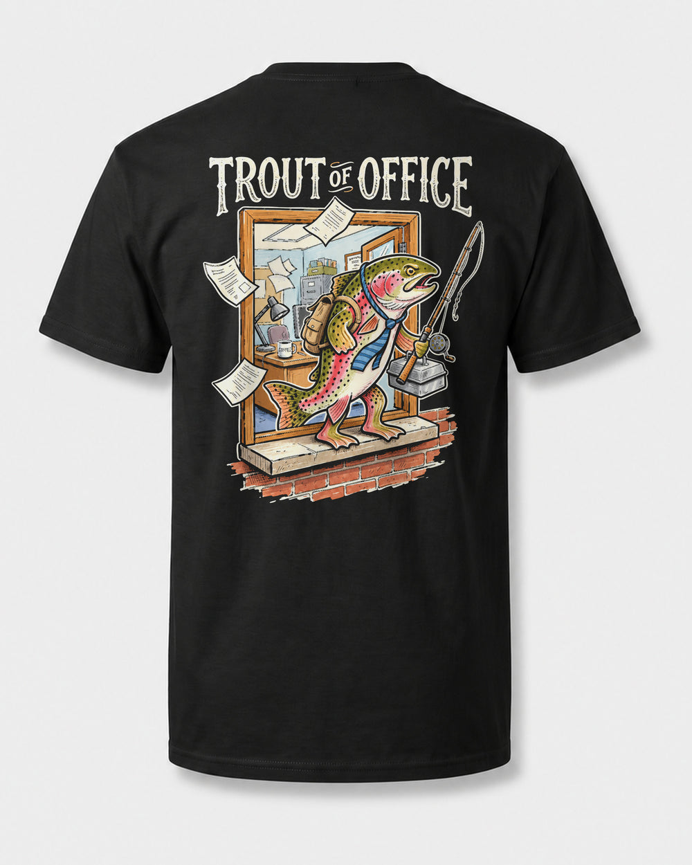 tee black trước