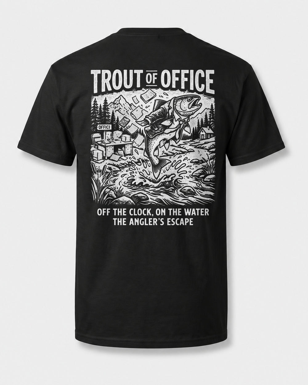 tee black trước