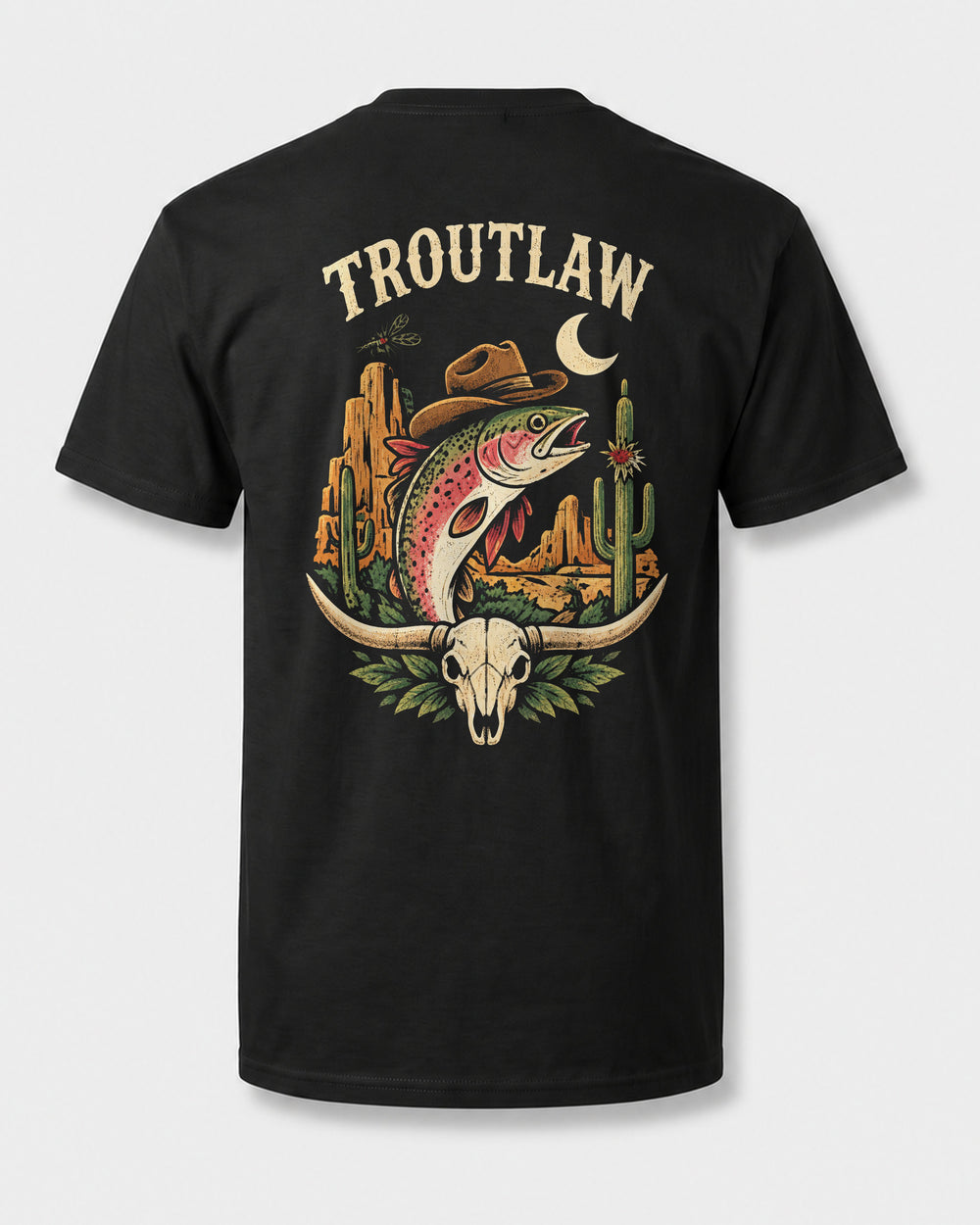 tee black trước