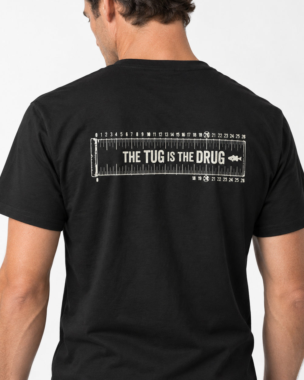 tee model black angle