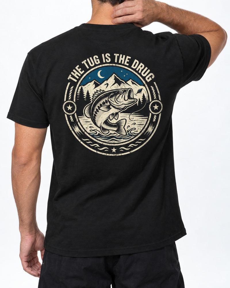 tee model black angle