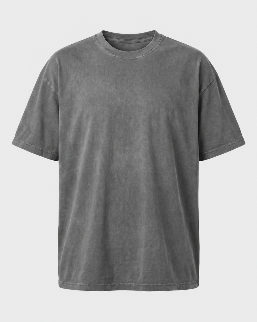 The Tug Is The Drug — Quiet Line washed tee — washed charcoal, back