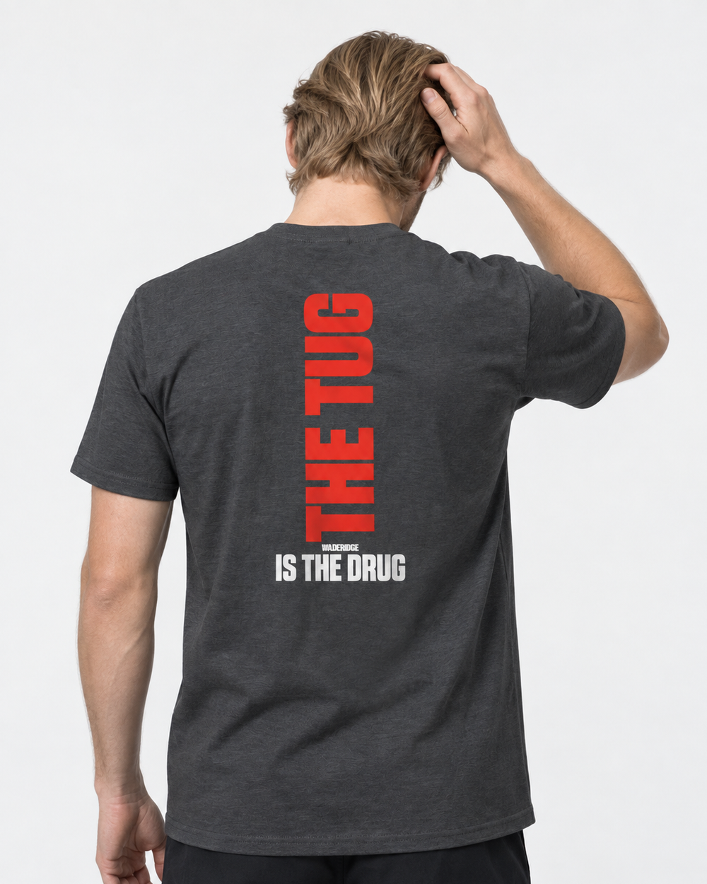 tee model darkheather front