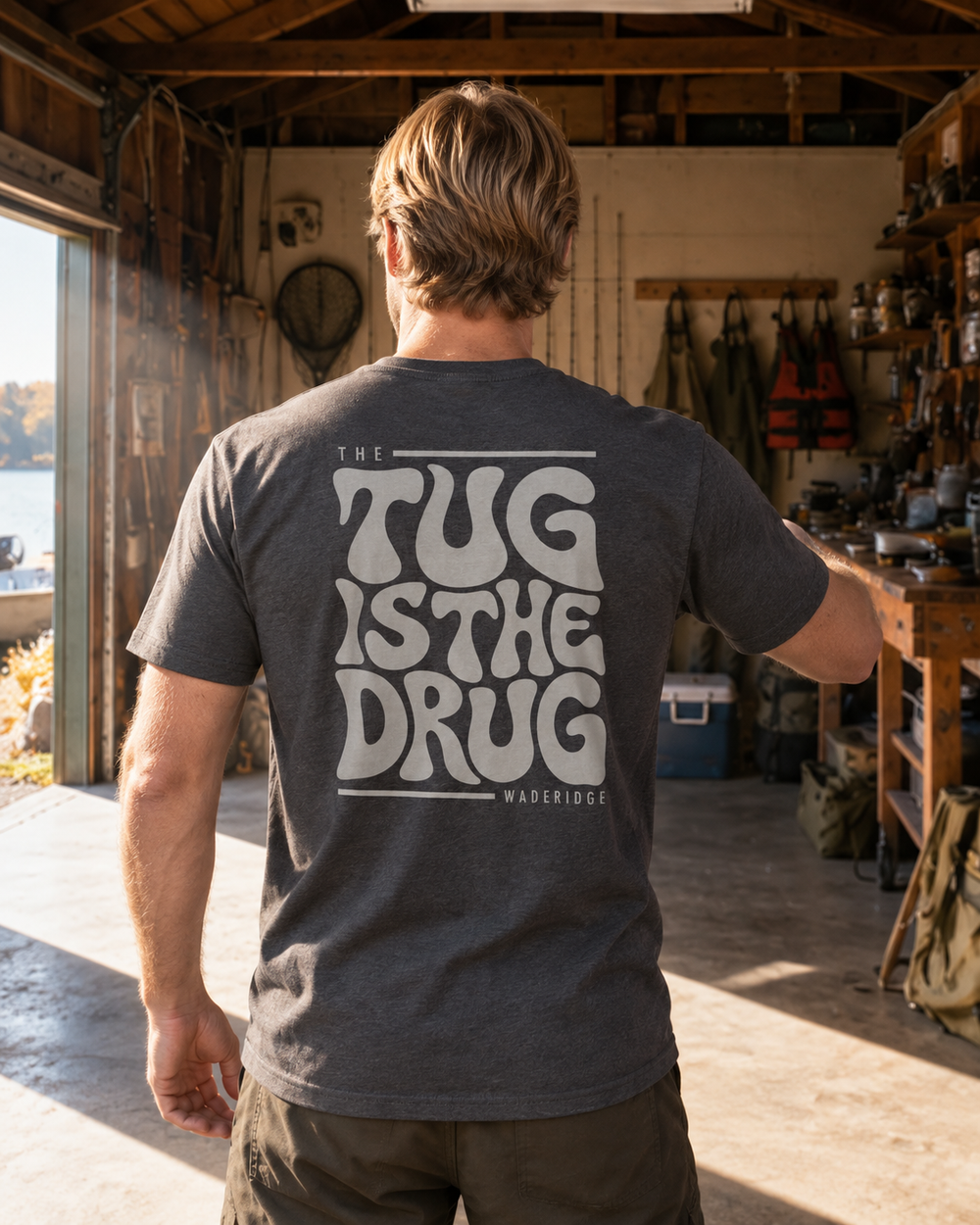 tee model darkheather front