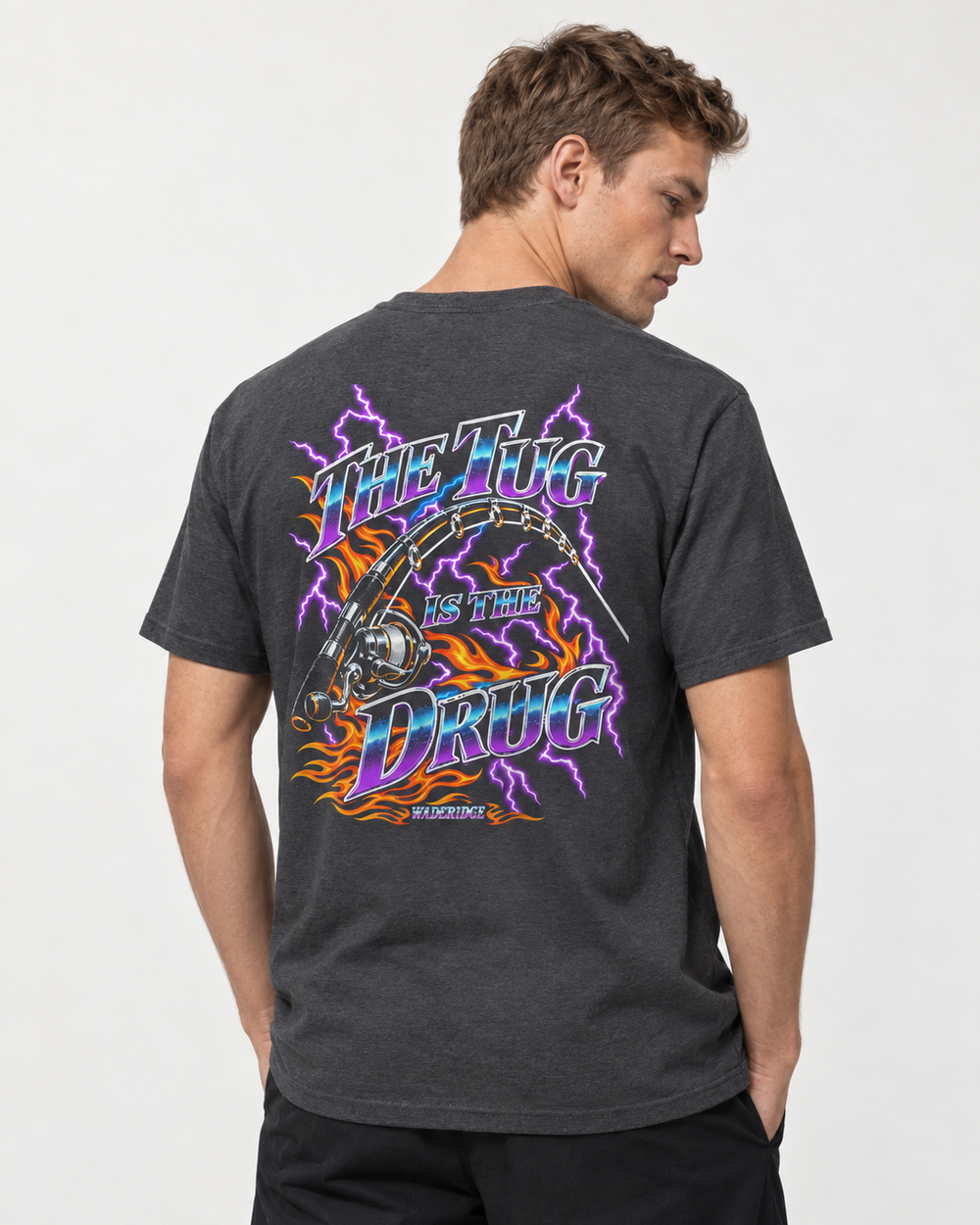 tee model darkheather front