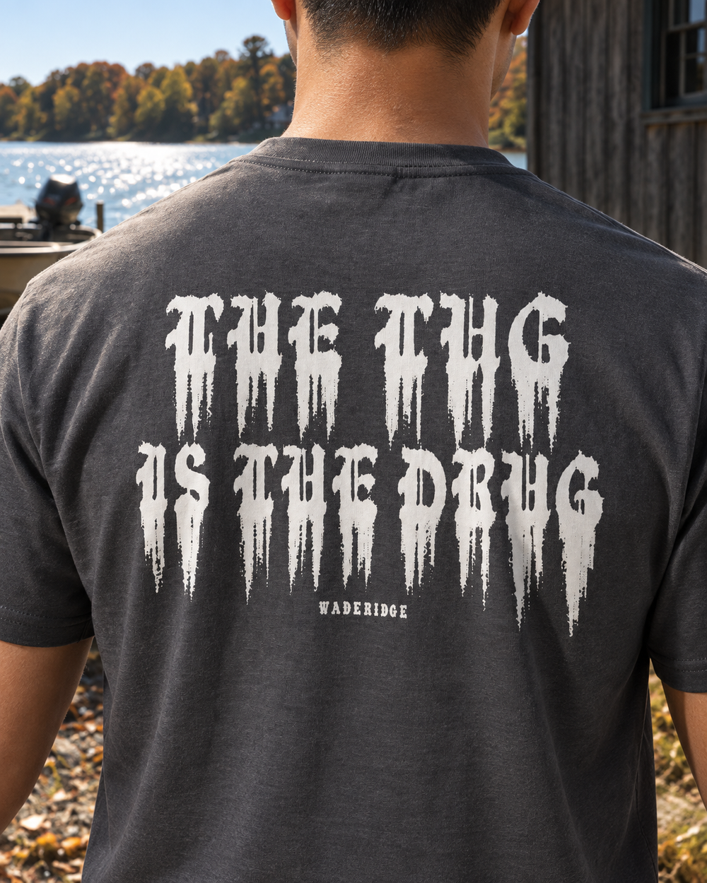 tee model darkheather angle