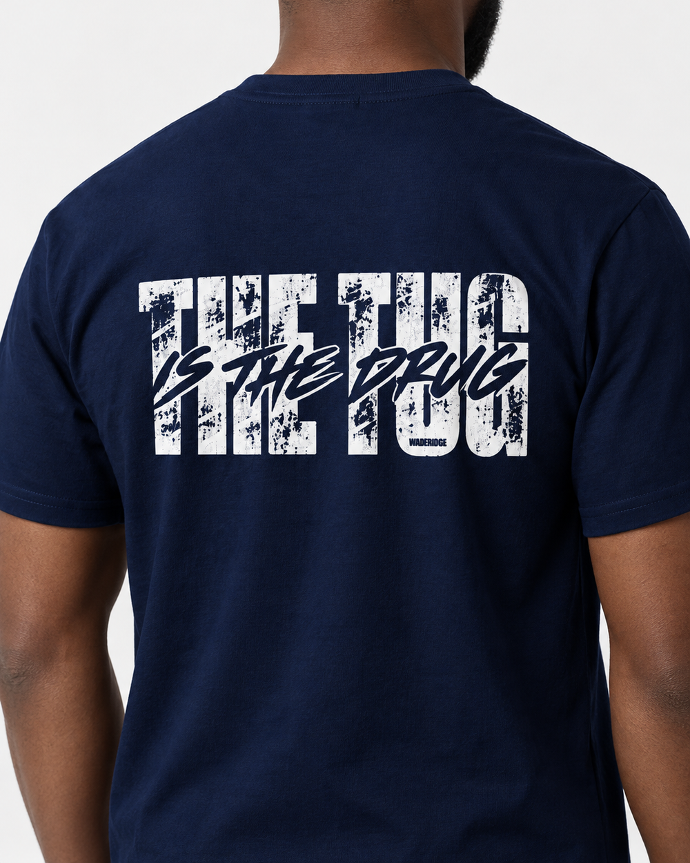 tee model navy angle