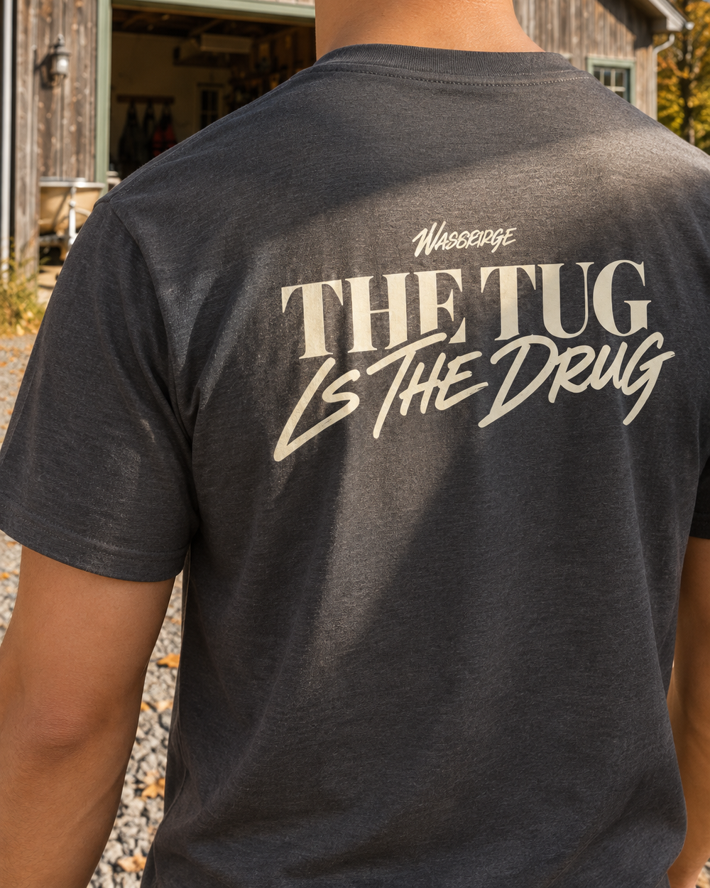 tee model darkheather angle