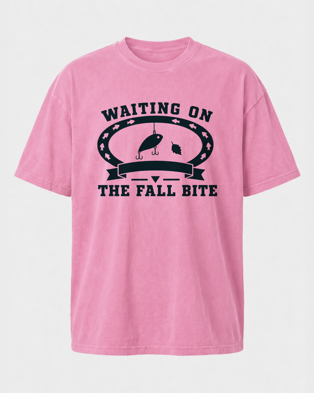 Waiting On The Fall Bite Heritage washed tee — front