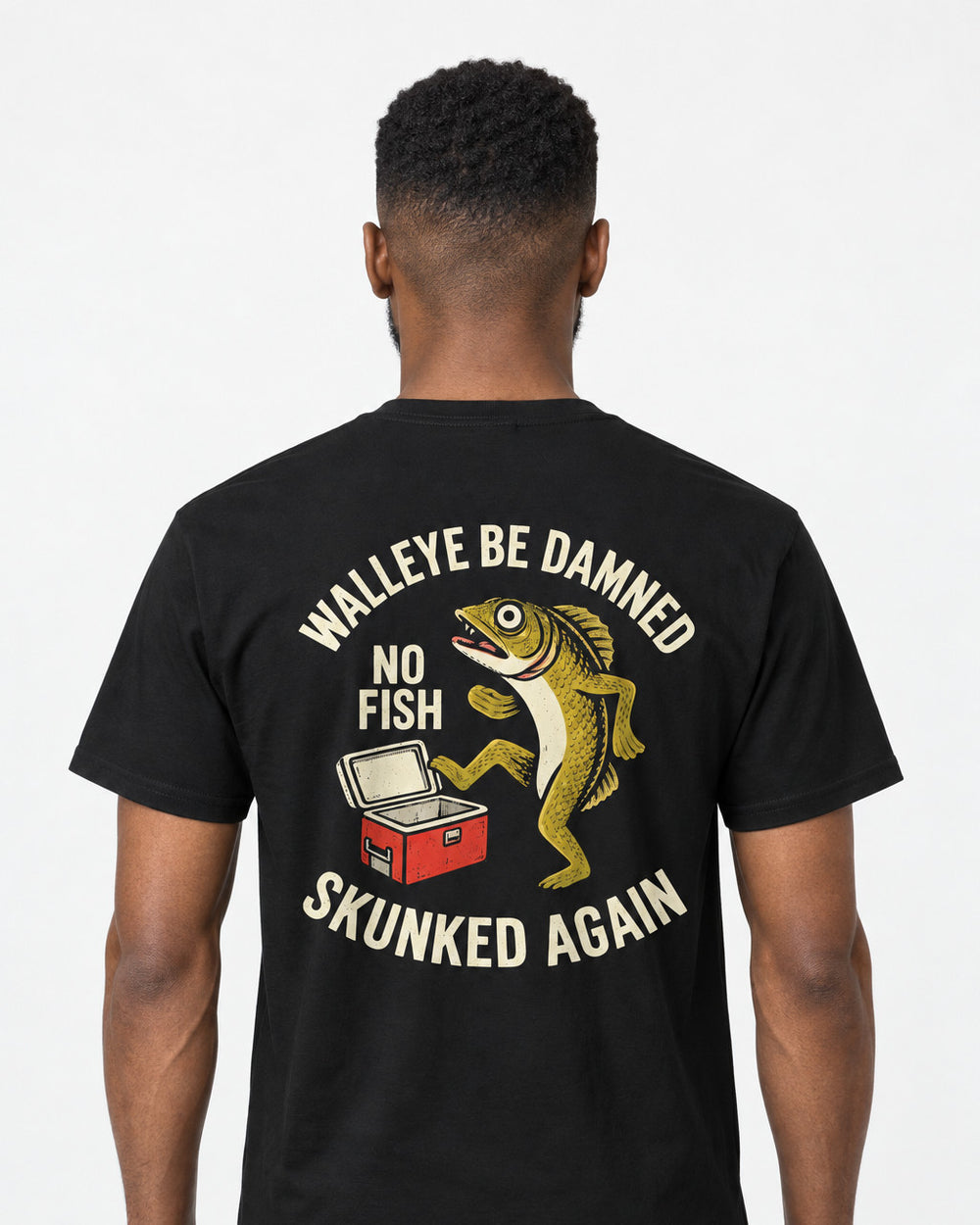 tee model black front
